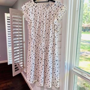 H&M | White & Black A-Line Dress